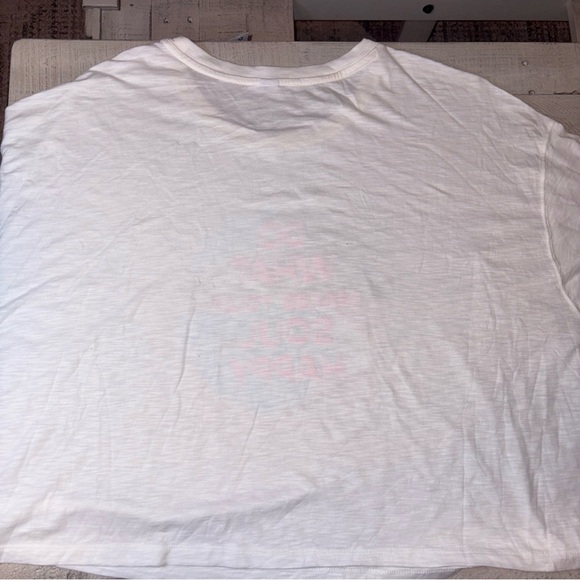 Old Navy Size 3X Sea Salt "Do What Makes Your Soul Happy" Short Sleeve Top NWT! - Picture 9 of 12